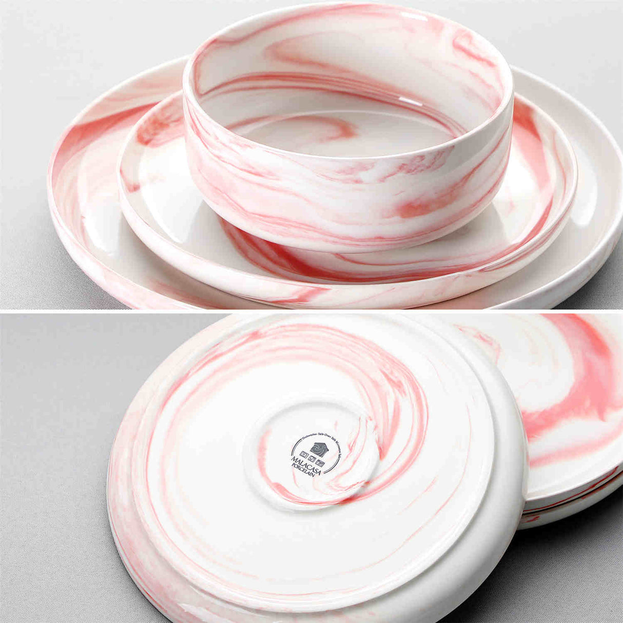 Luna 18 Piece Dinnerware Set