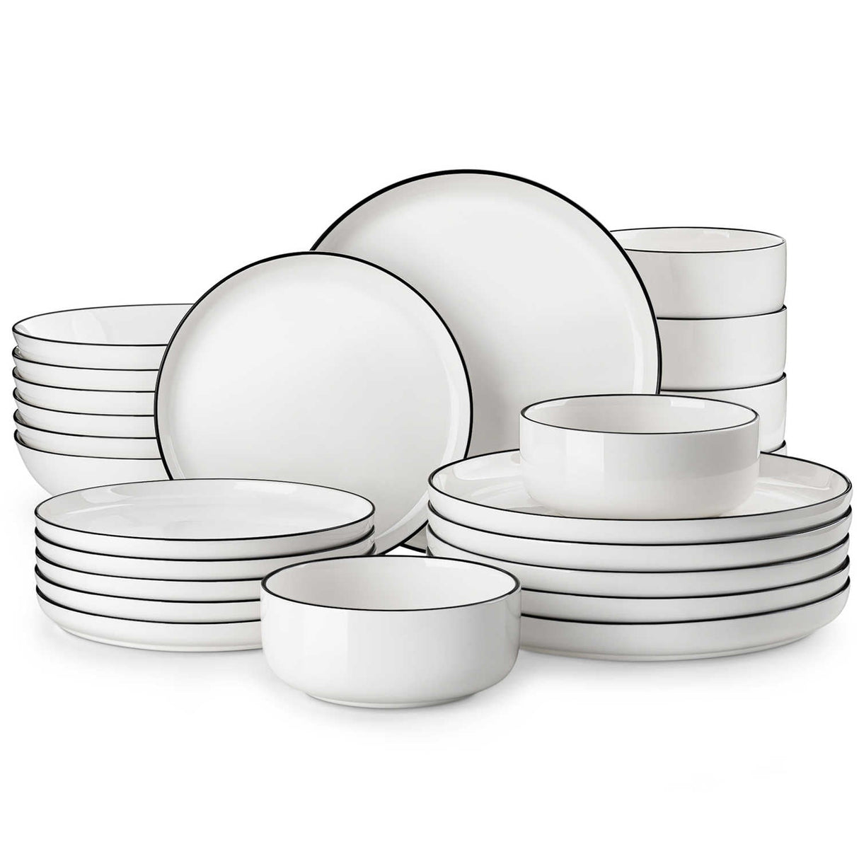 Luna 24 Piece Dinnerware Set