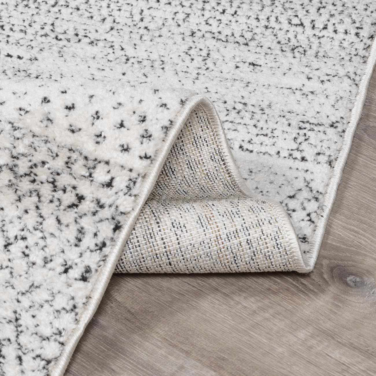 Modern Scandi High Pile Ivory Architect III Area Rug