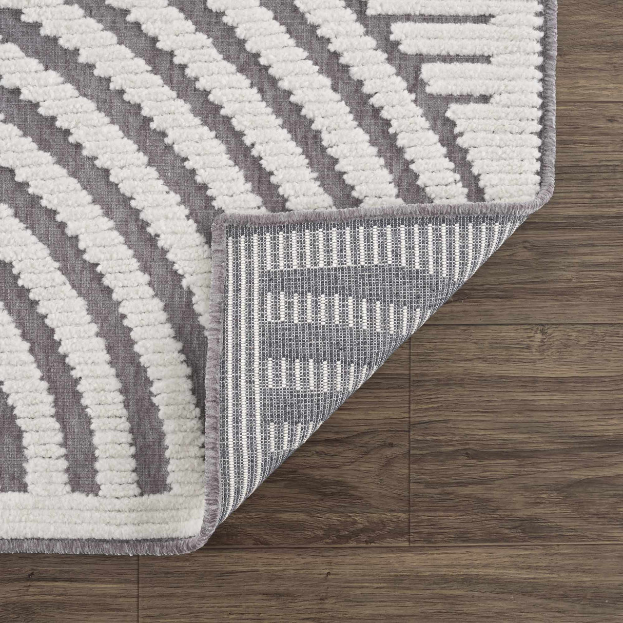 Boutique Rugs Deron Gray Rainbow Washable Rug - view 7