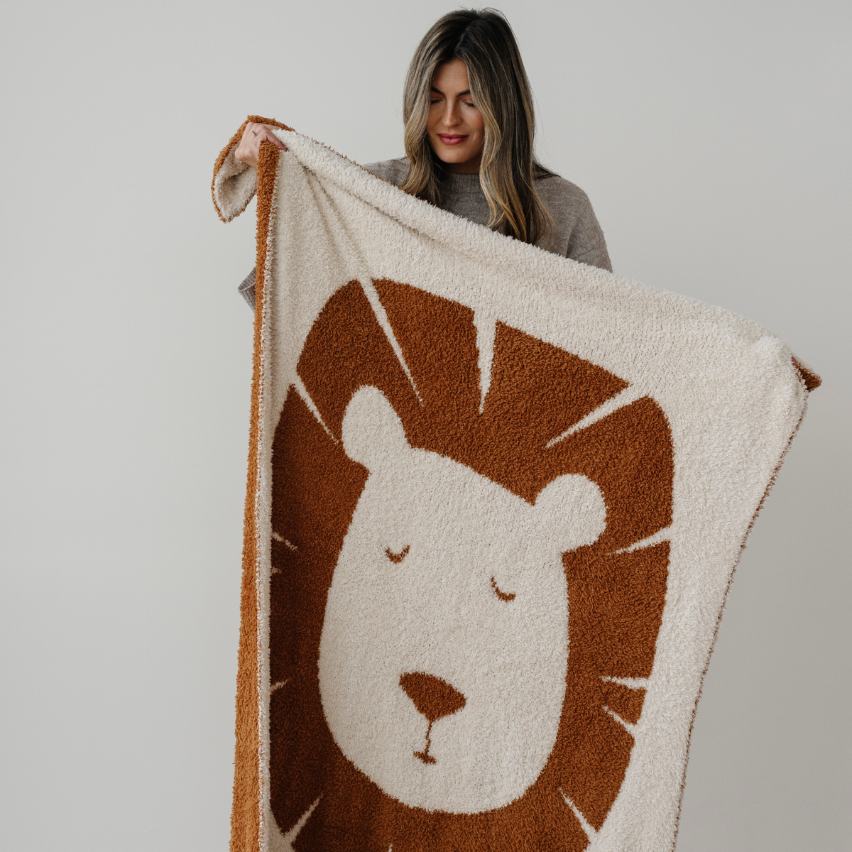 Saranoni DOUBLE-LAYER BAMBONI® TODDLER BLANKETS in Lion Double Layer