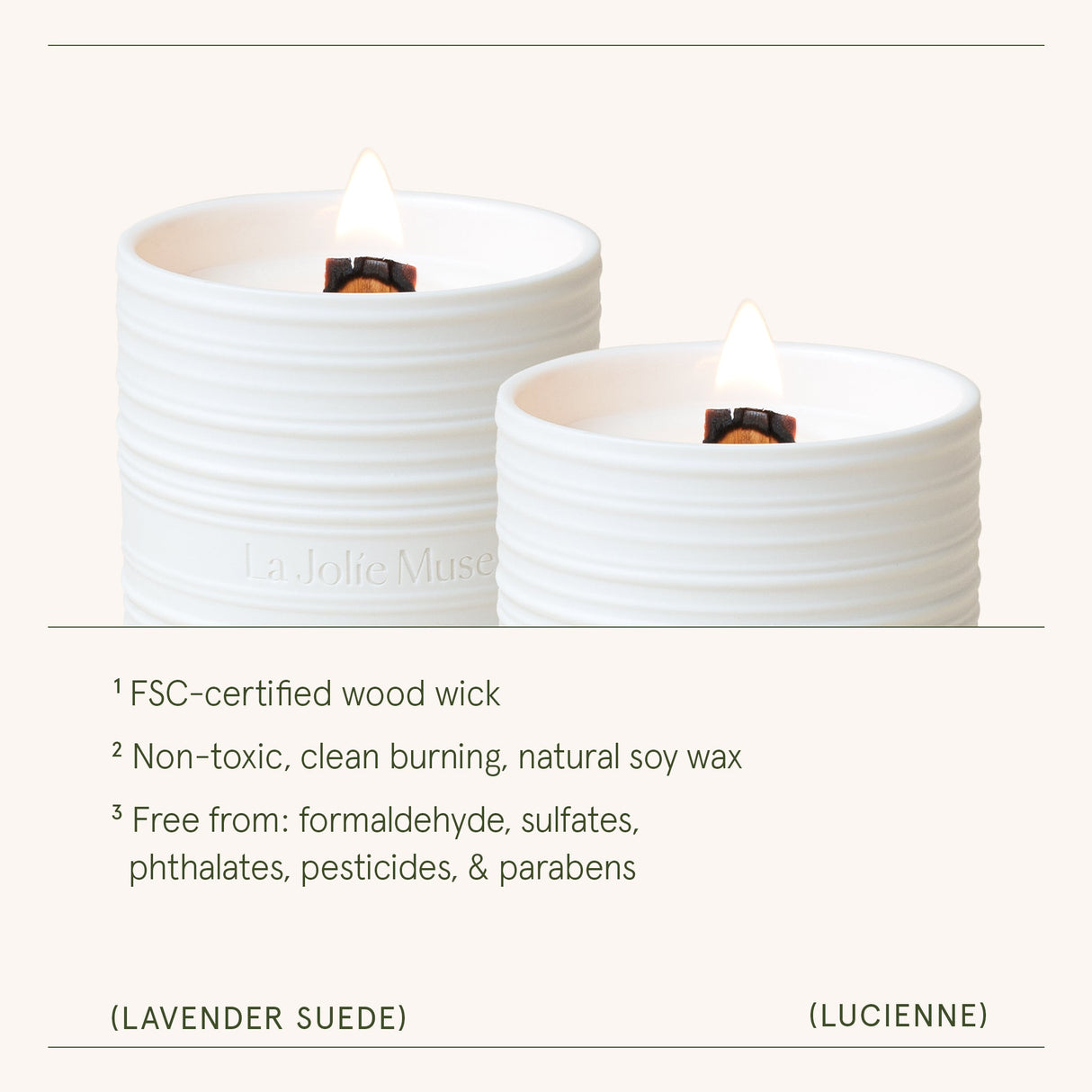 Lucienne - Lavender Suede Candle