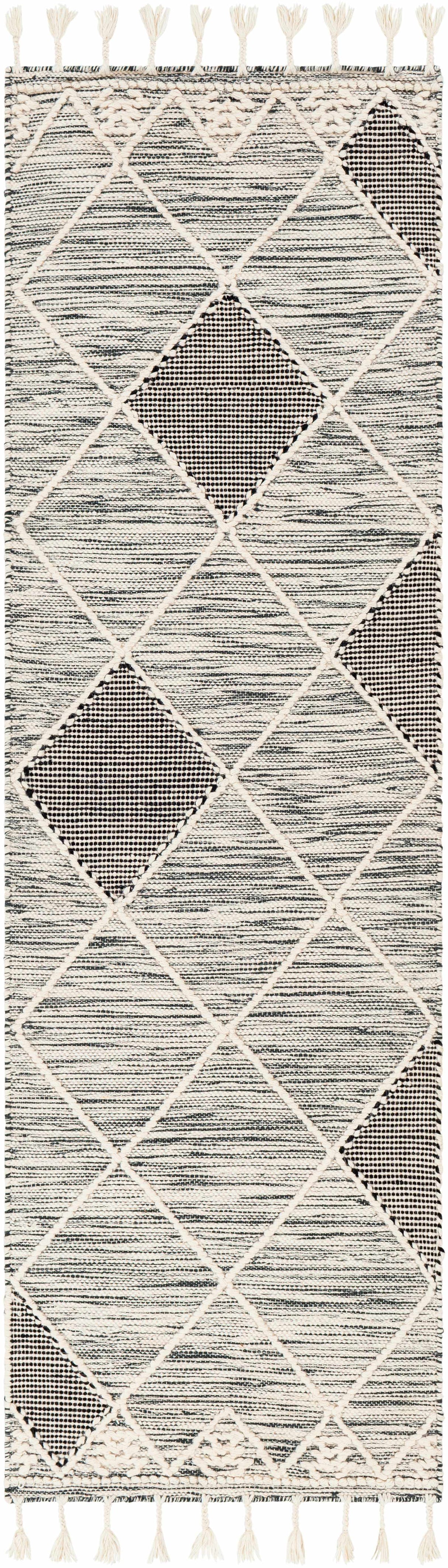 Mabua Tasseled Jute&Wool Rug - Clearance