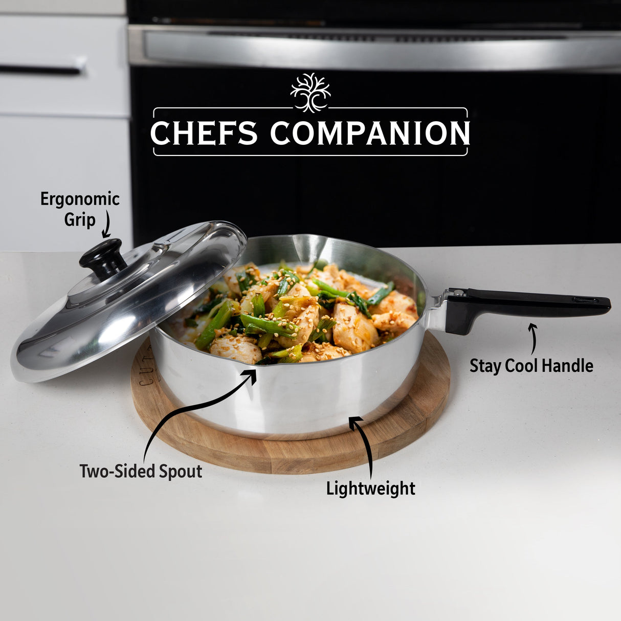MAGNAWARE 12 Inch Sauté Pan with Lid - view 7