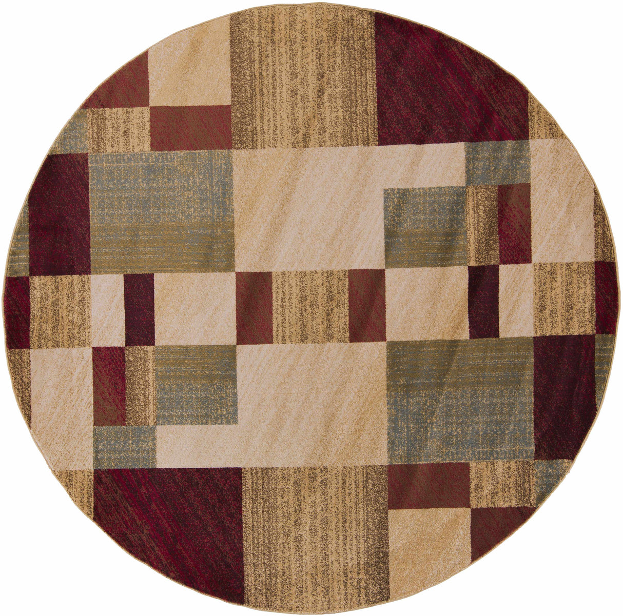 Maumee Brown Mosaic Performance Rug - Clearance