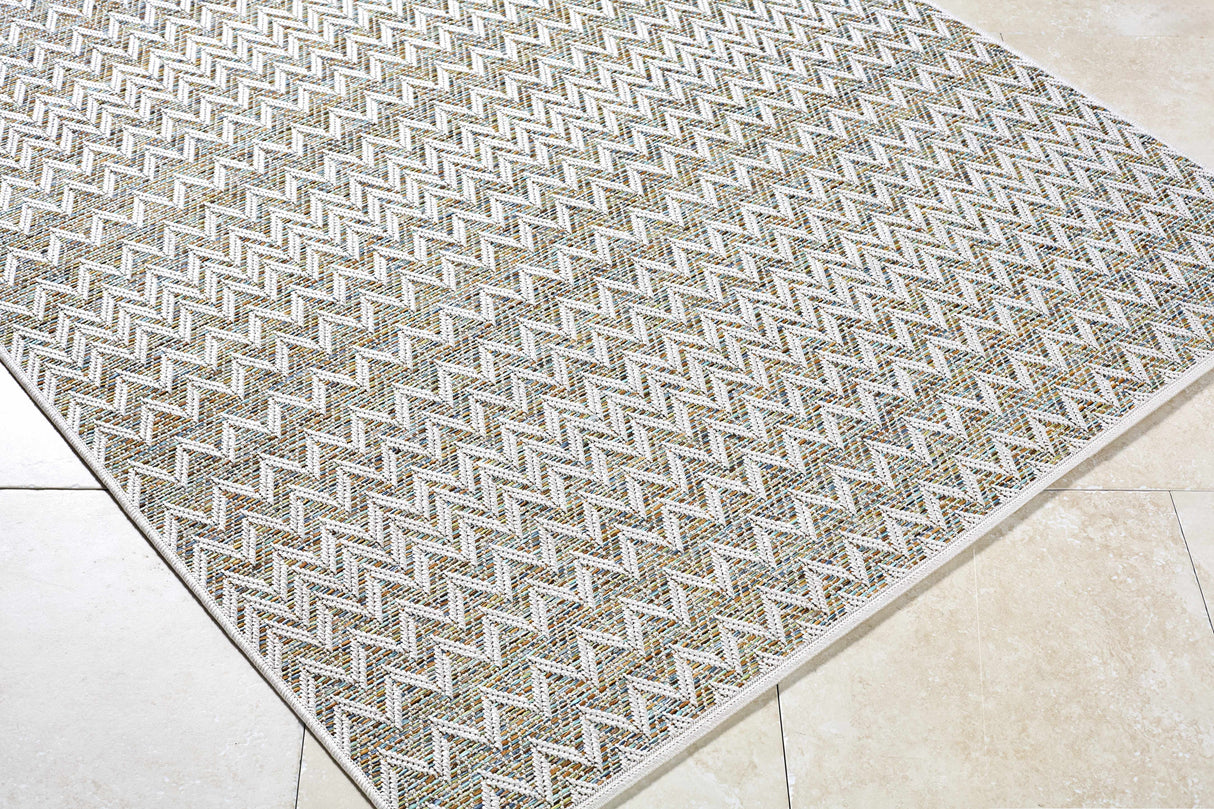 Alazne Ivory Outdoor Area Rug