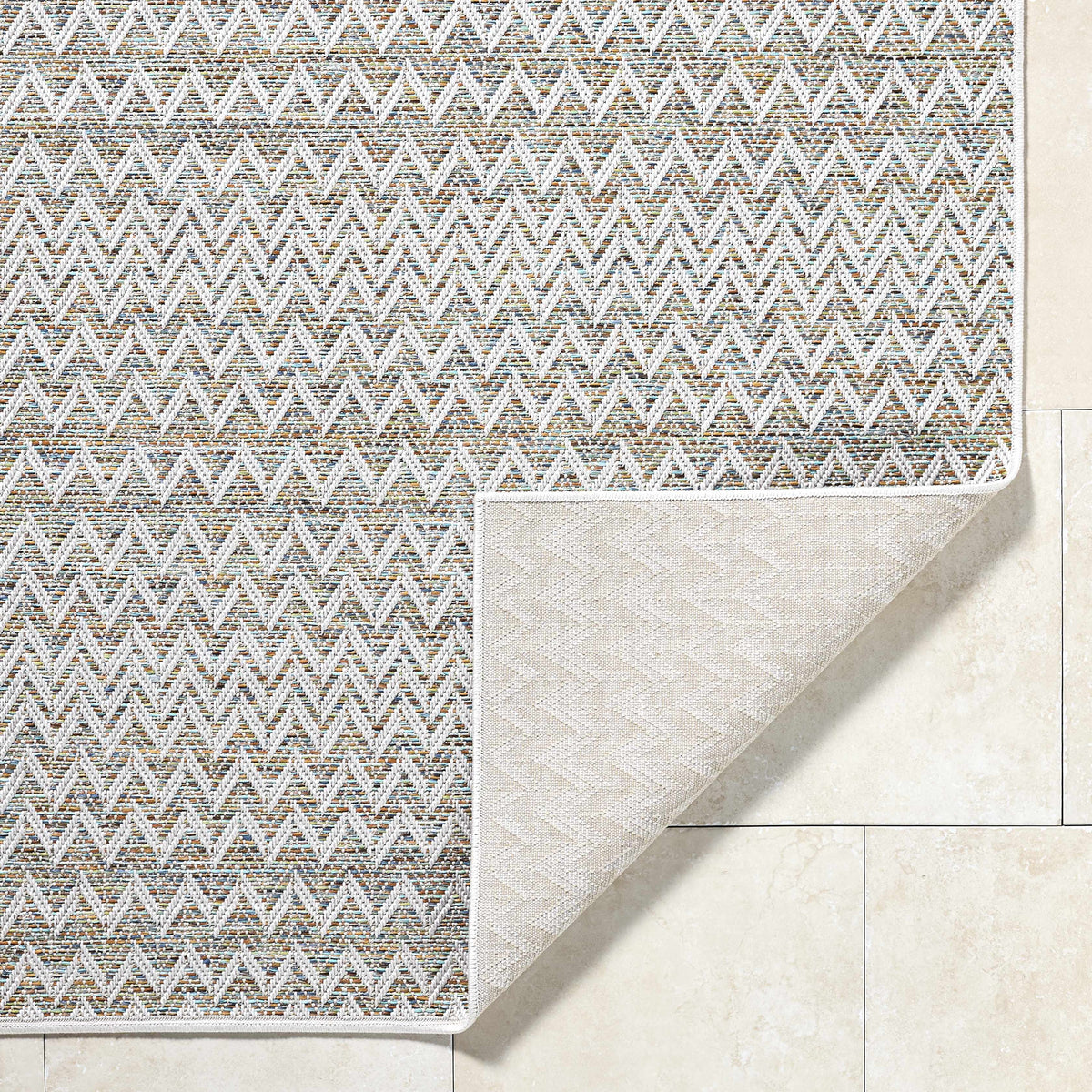 Alazne Ivory Outdoor Area Rug