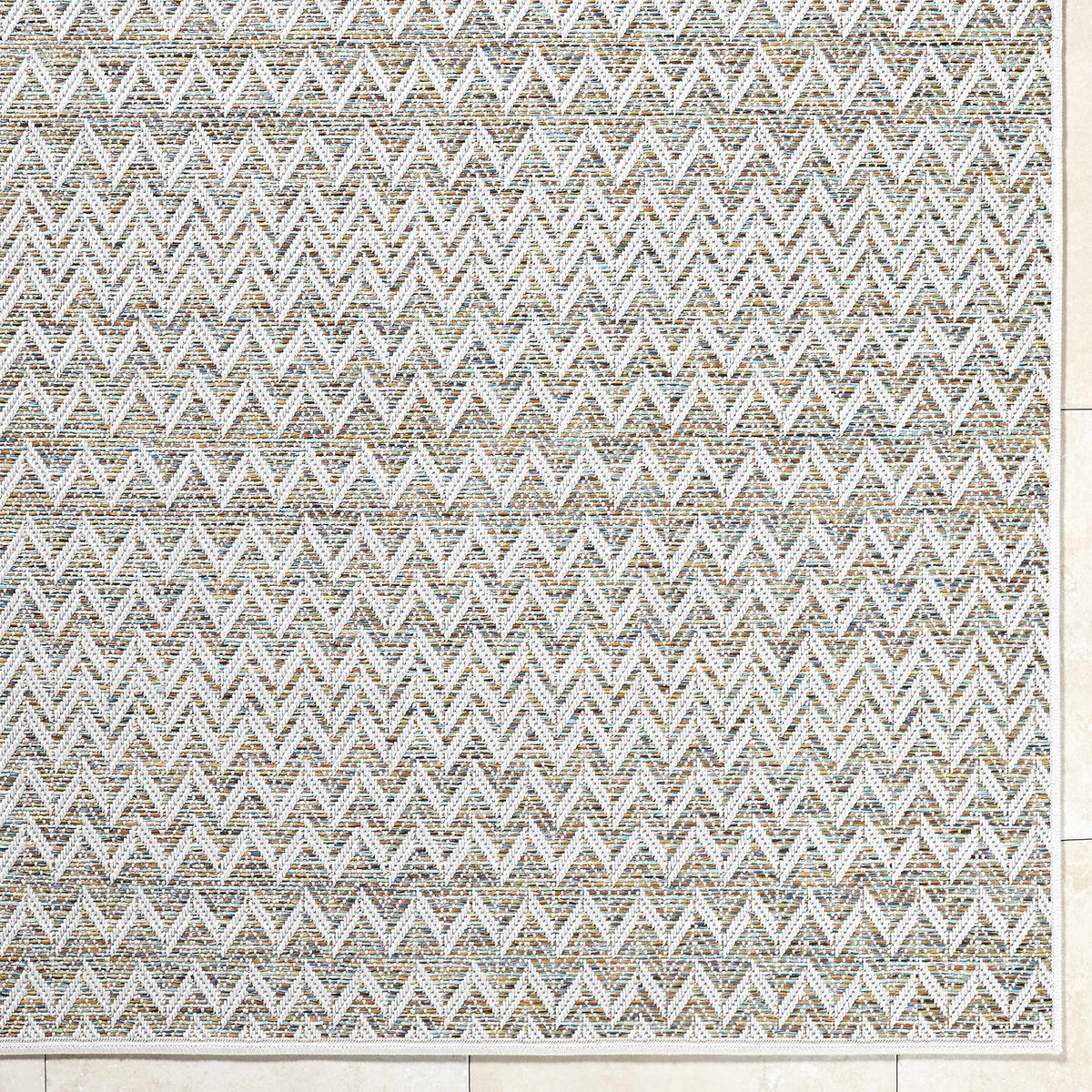 Alazne Ivory Outdoor Area Rug
