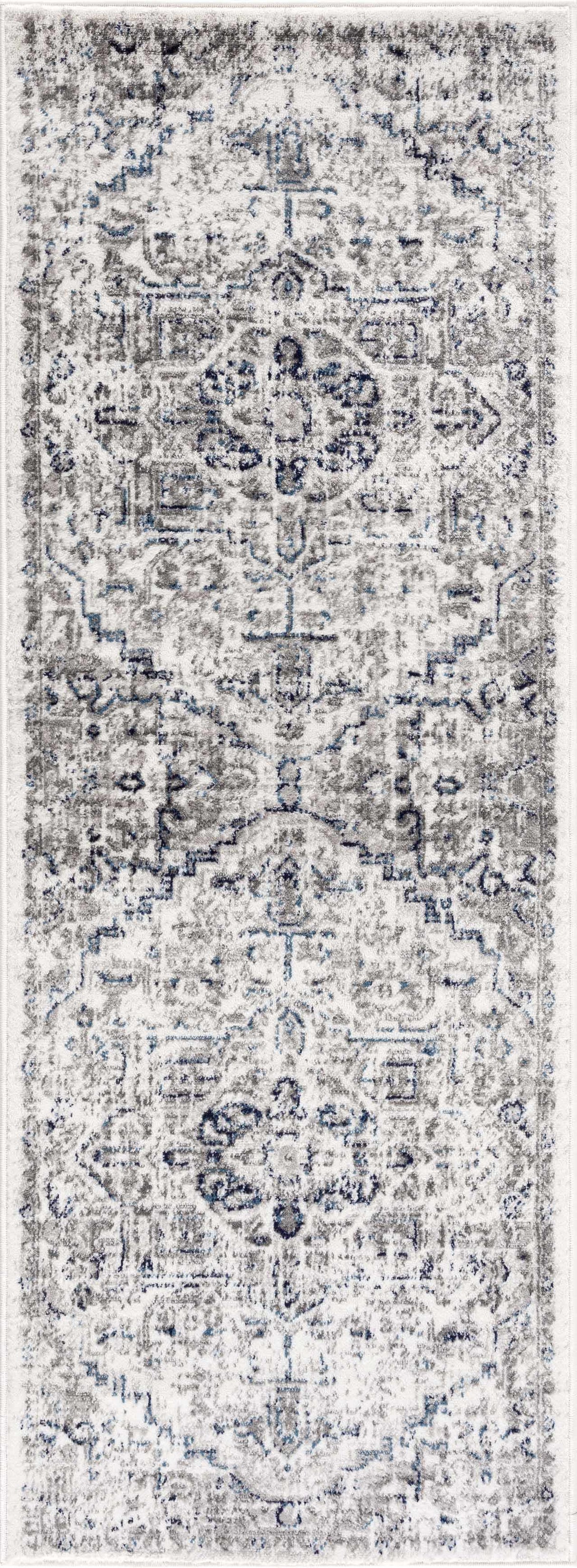 Buenaventura Cream & Navy Area Rug - Clearance