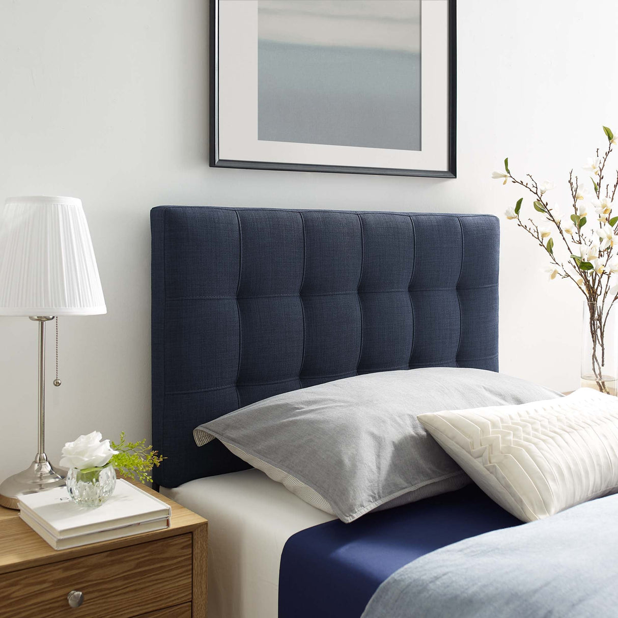 Lily Upholstered Fabric Twin Headboard by Modway