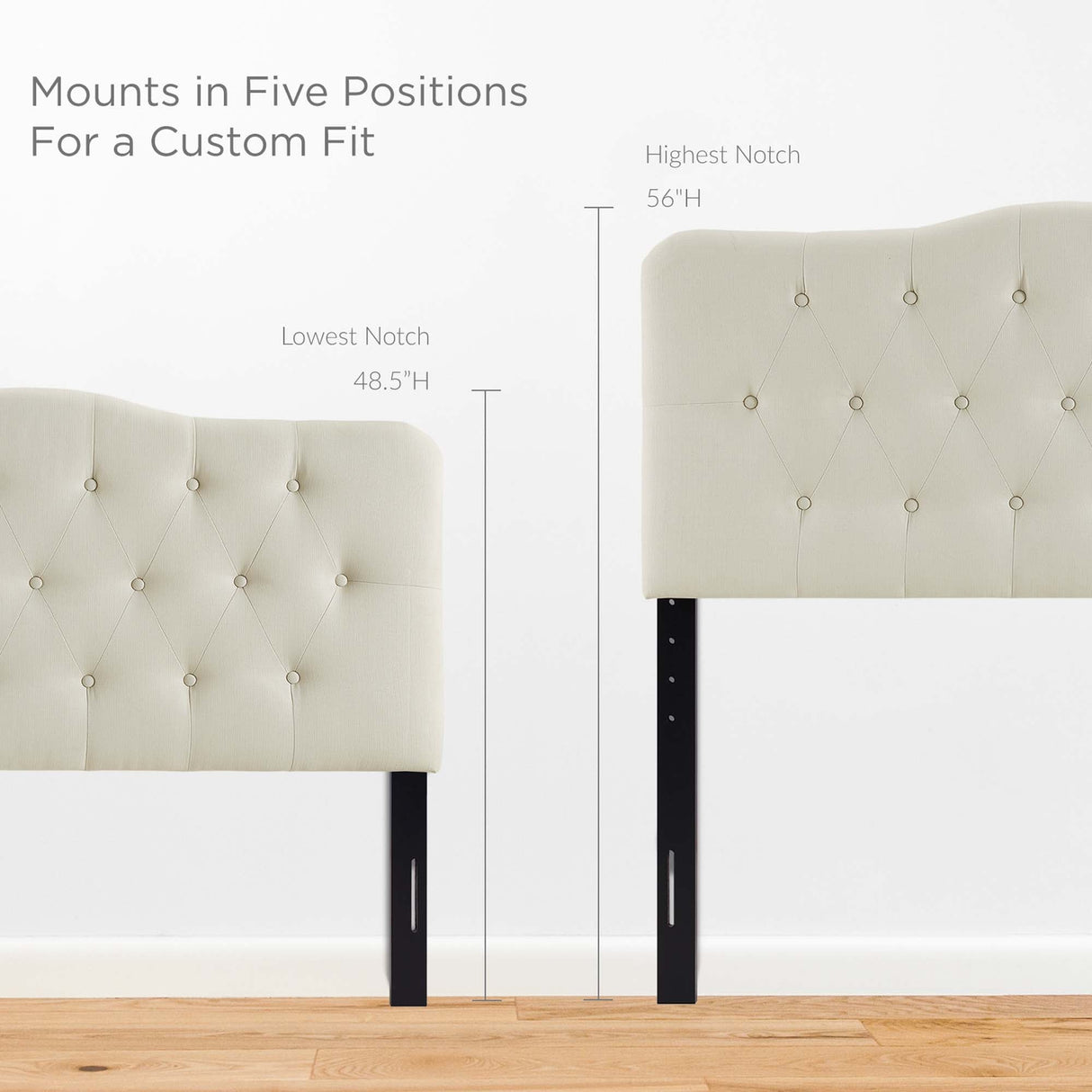 Annabel Upholstered Fabric Full Headboard by Modway