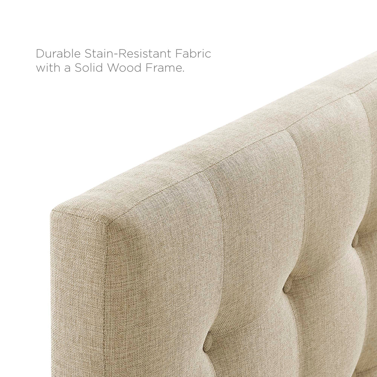 Emily Upholstered Fabric Queen Headboard by Modway