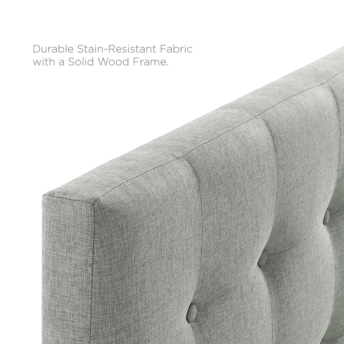 Emily Upholstered Fabric Queen Headboard by Modway