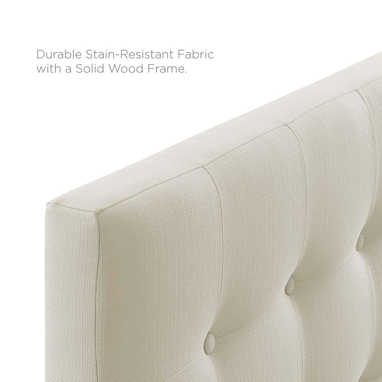 Emily Upholstered Fabric Queen Headboard by Modway