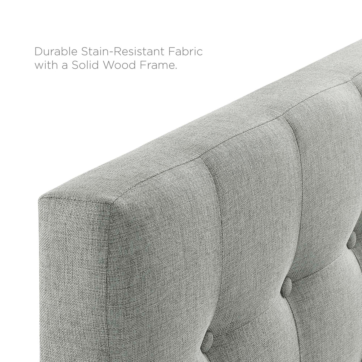 Emily Upholstered Fabric Twin Headboard by Modway
