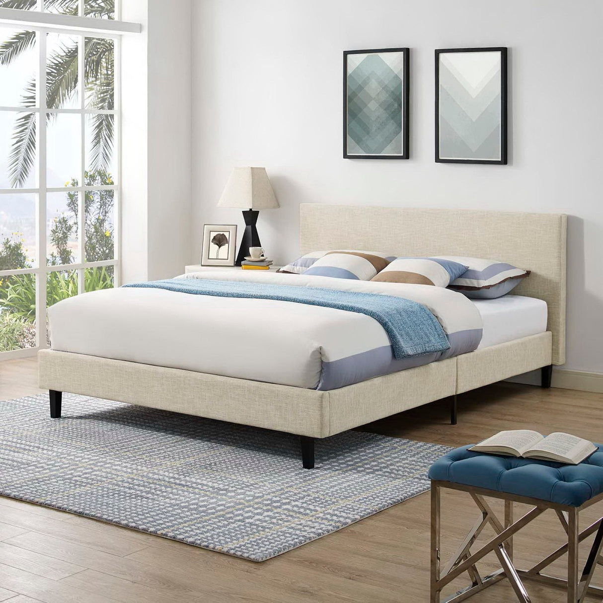 Anya Fabric Full Bed by Modway