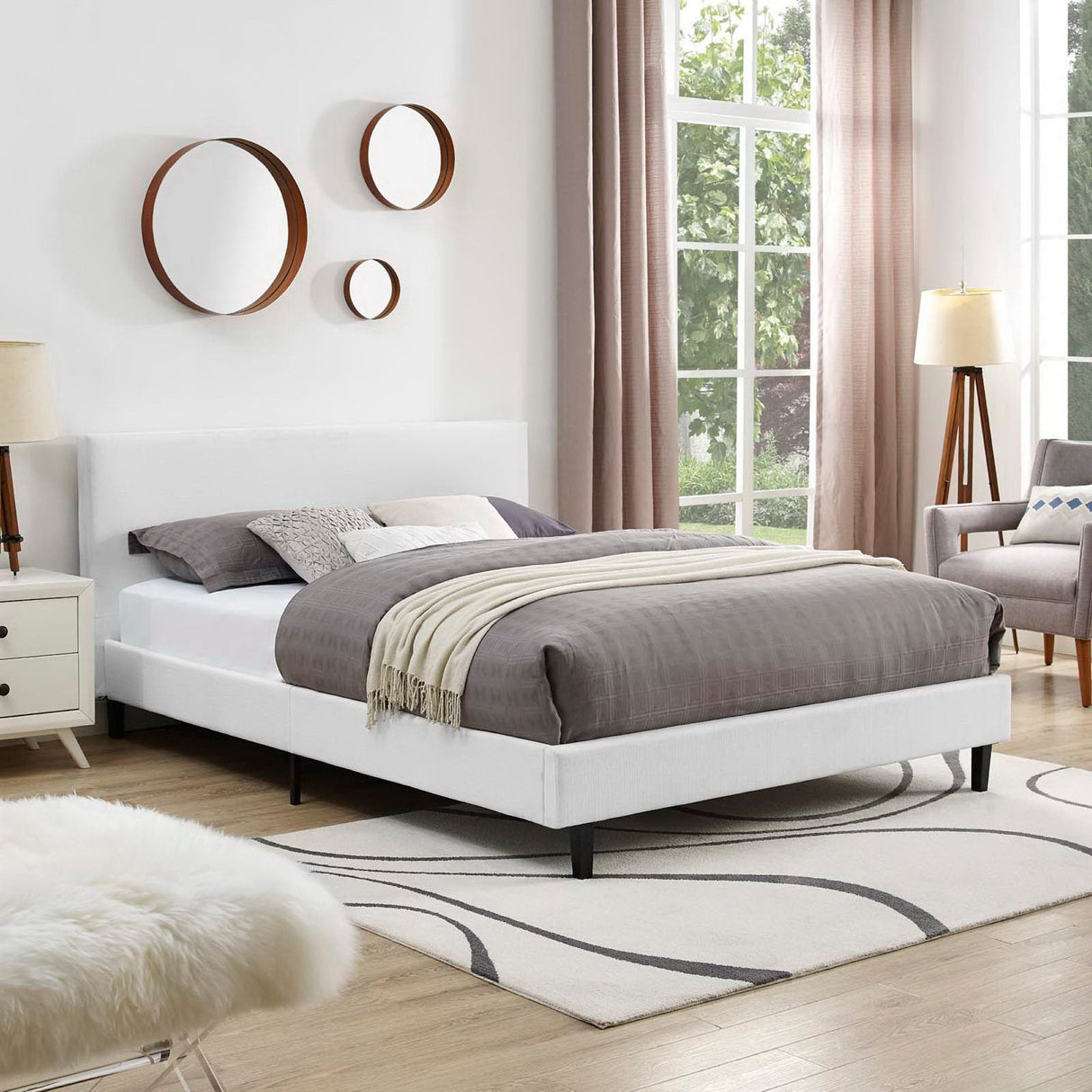 Anya Fabric Full Bed by Modway