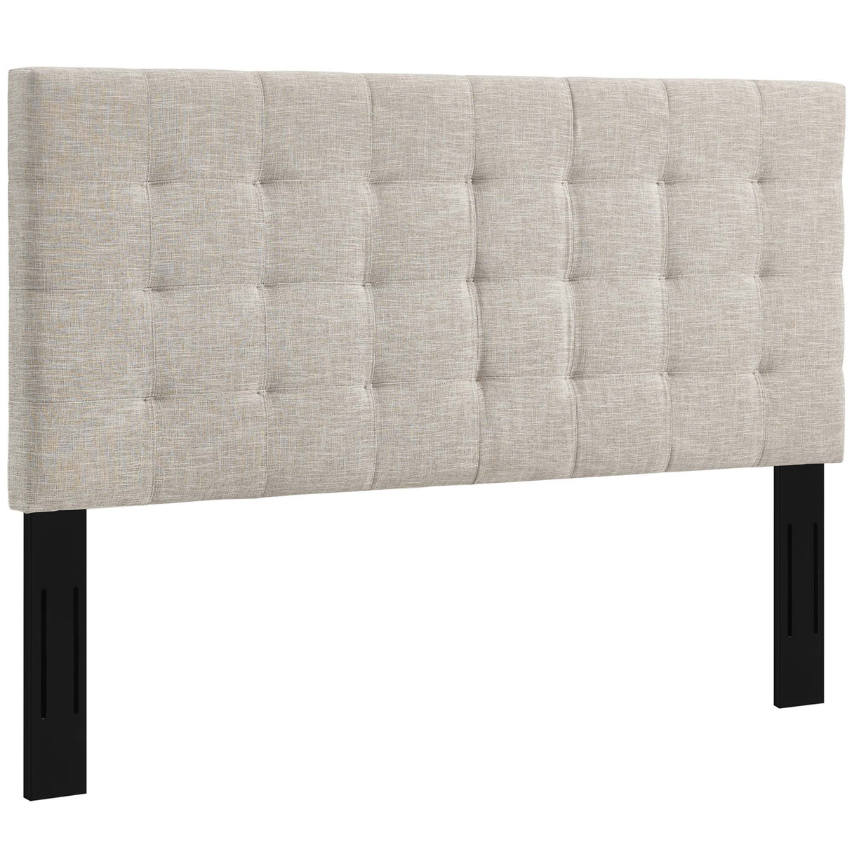 Paisley Tufted Upholstered Linen King and California King Headboard