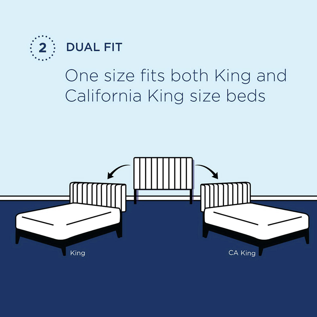 Paisley Tufted Upholstered Faux Leather King and California King Headboard