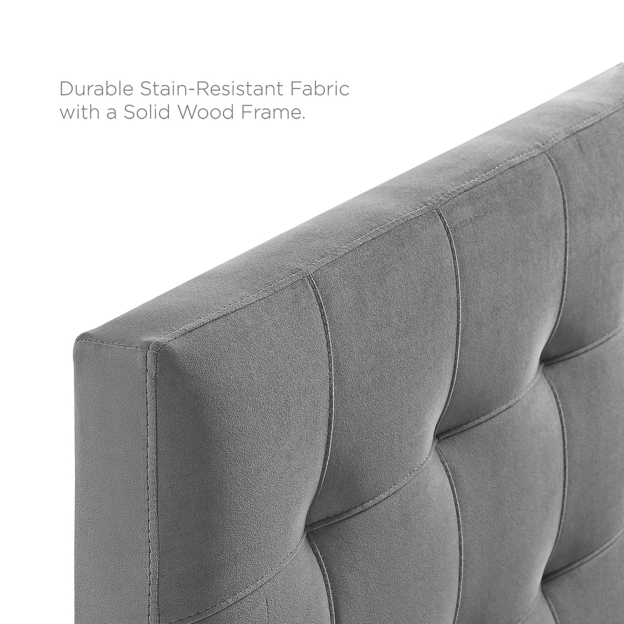 Lily Biscuit Tufted Performance Velvet Full Headboard by Modway