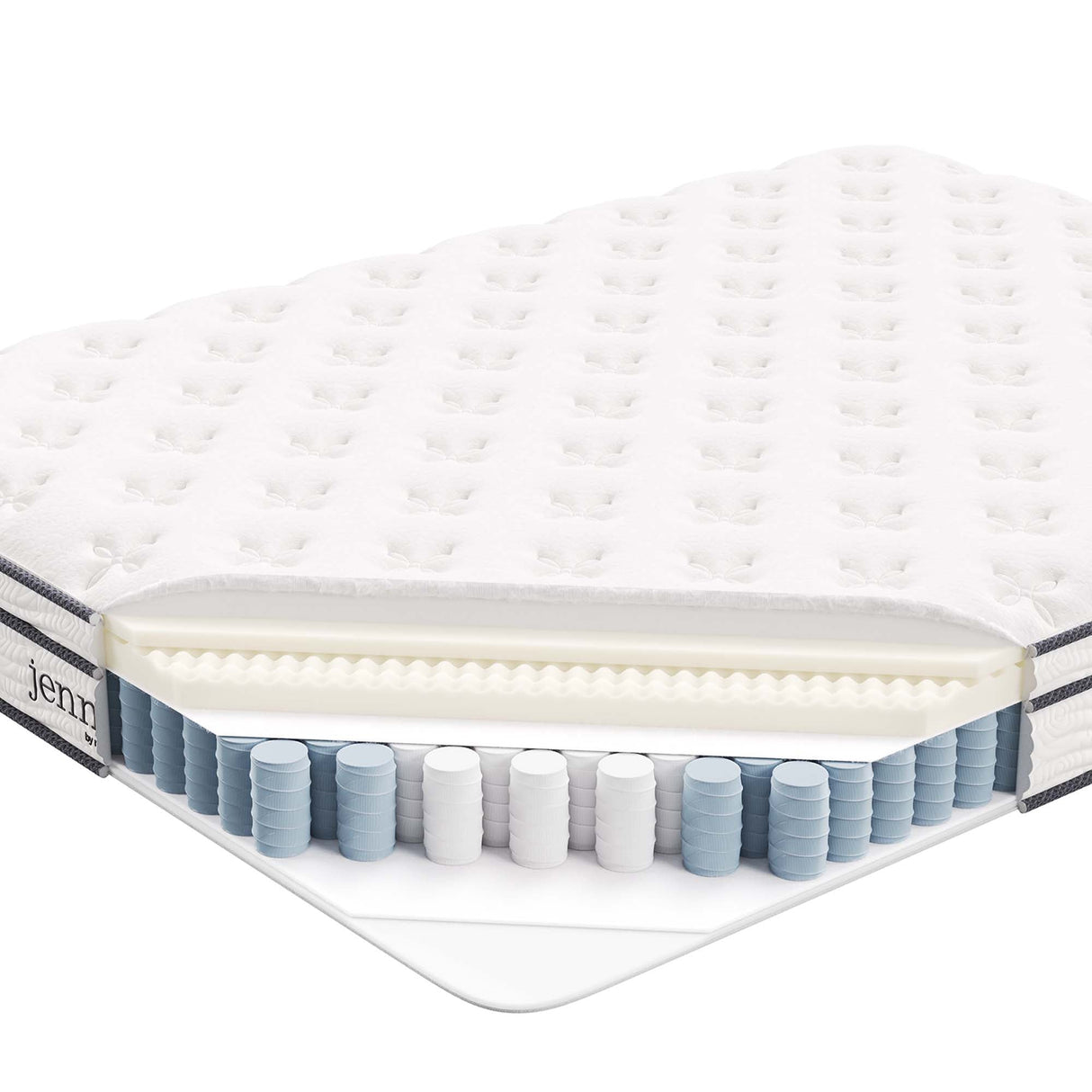 Jenna 8" Innerspring and Foam Queen Mattress by Modway