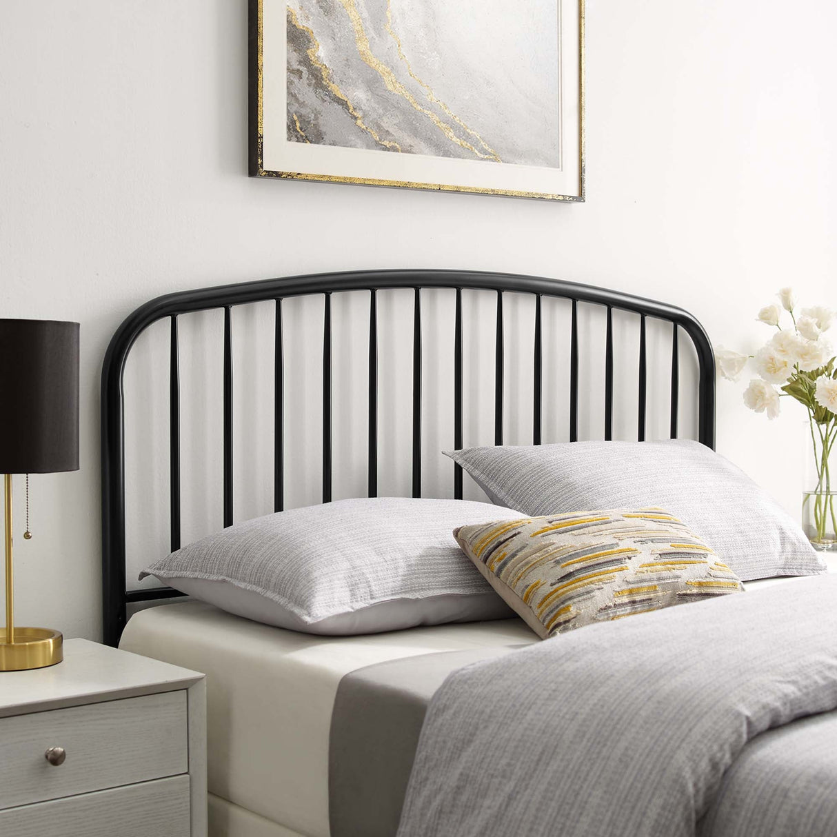 Nova Metal King Headboard by Modway