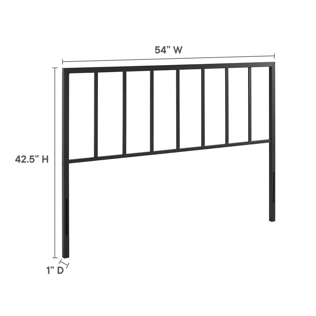 Tatum Metal Full Headboard by Modway