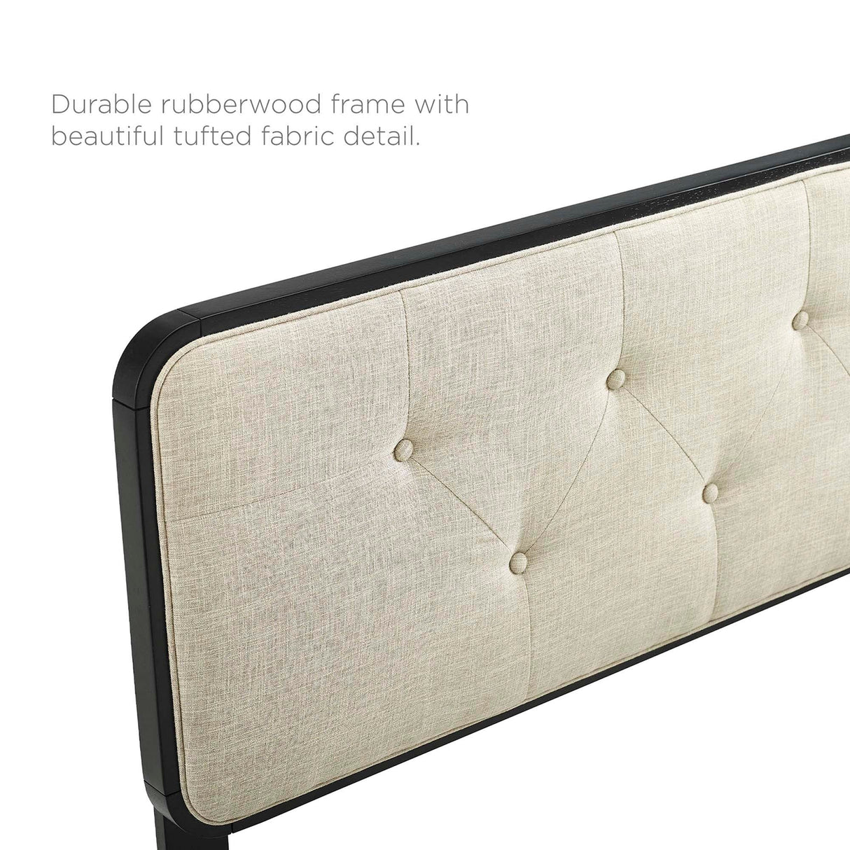 Collins Tufted Fabric and Wood Queen Headboard by Modway