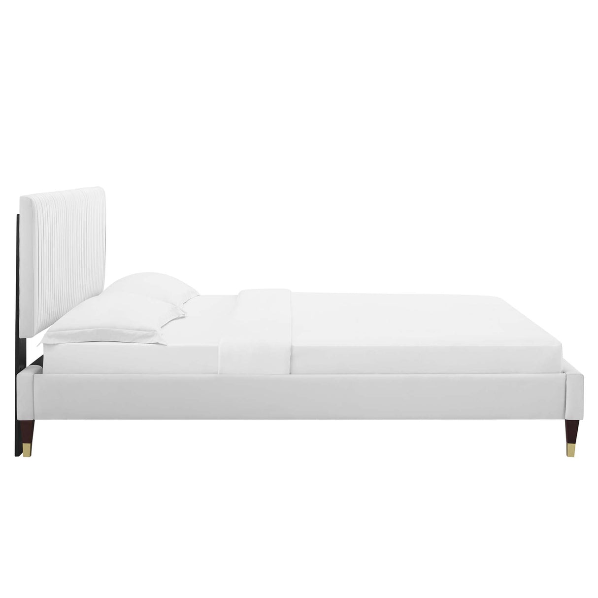 Peyton Performance Velvet Queen Platform Bed by Modway