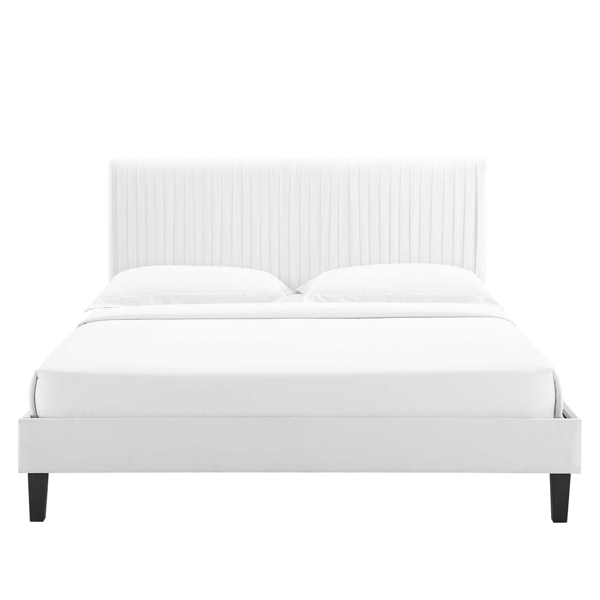 Peyton Performance Velvet Queen Platform Bed by Modway