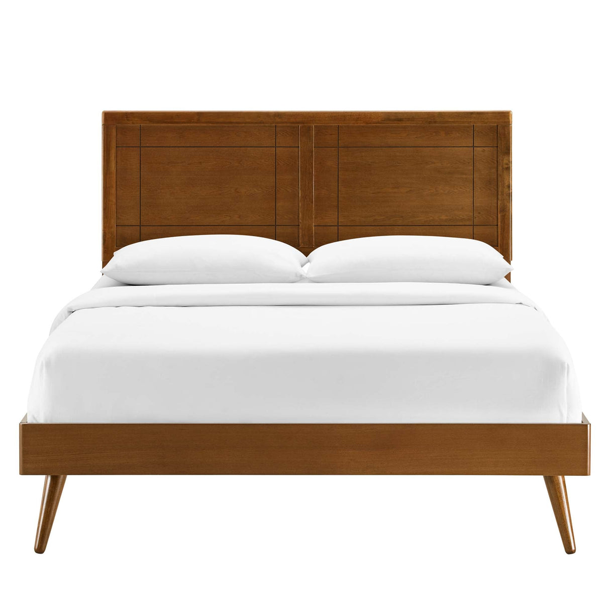 Marlee Wood King Platform Bed with Splayed Legs by Modway