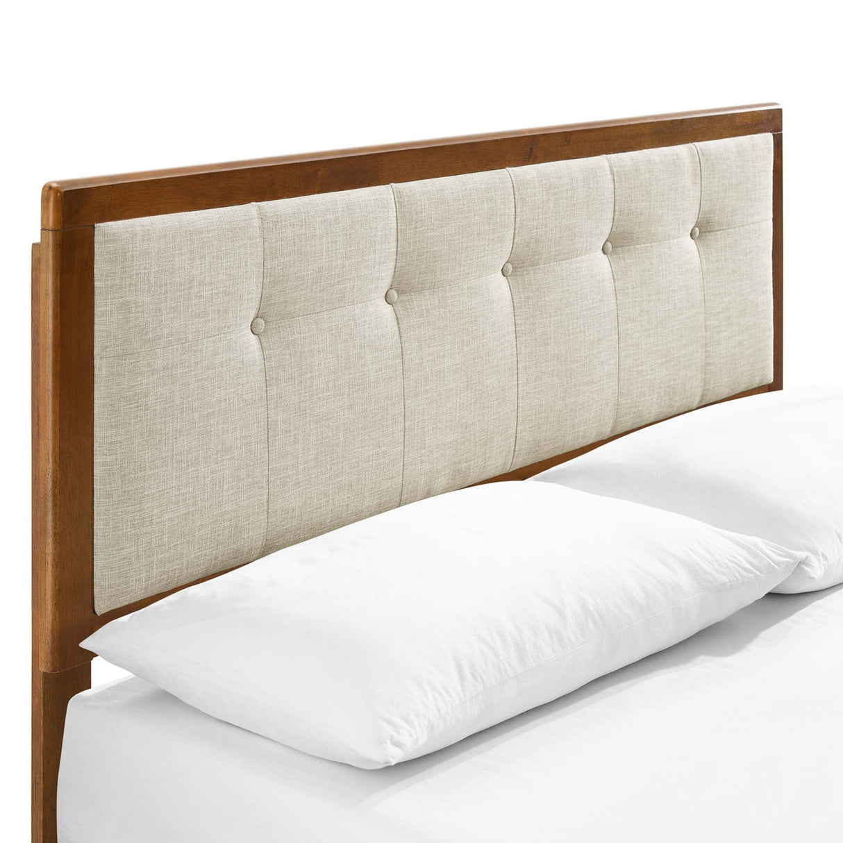 Willow Wood King Platform Bed With Splayed Legs by Modway
