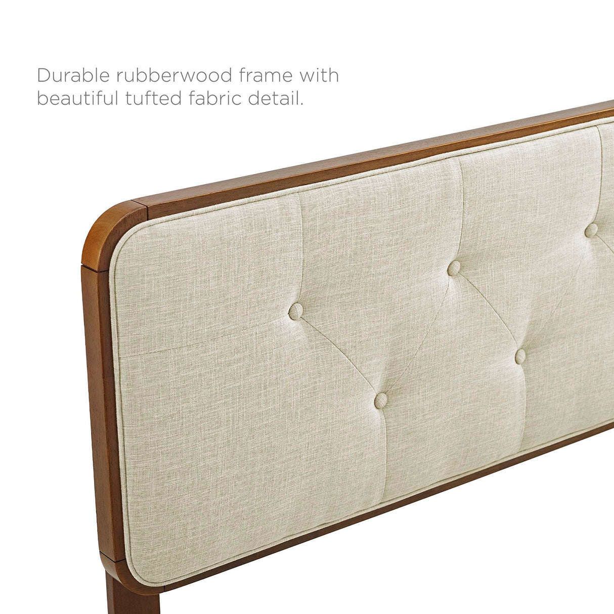 Bridgette Wood King Platform Bed with Angular Frame by Modway