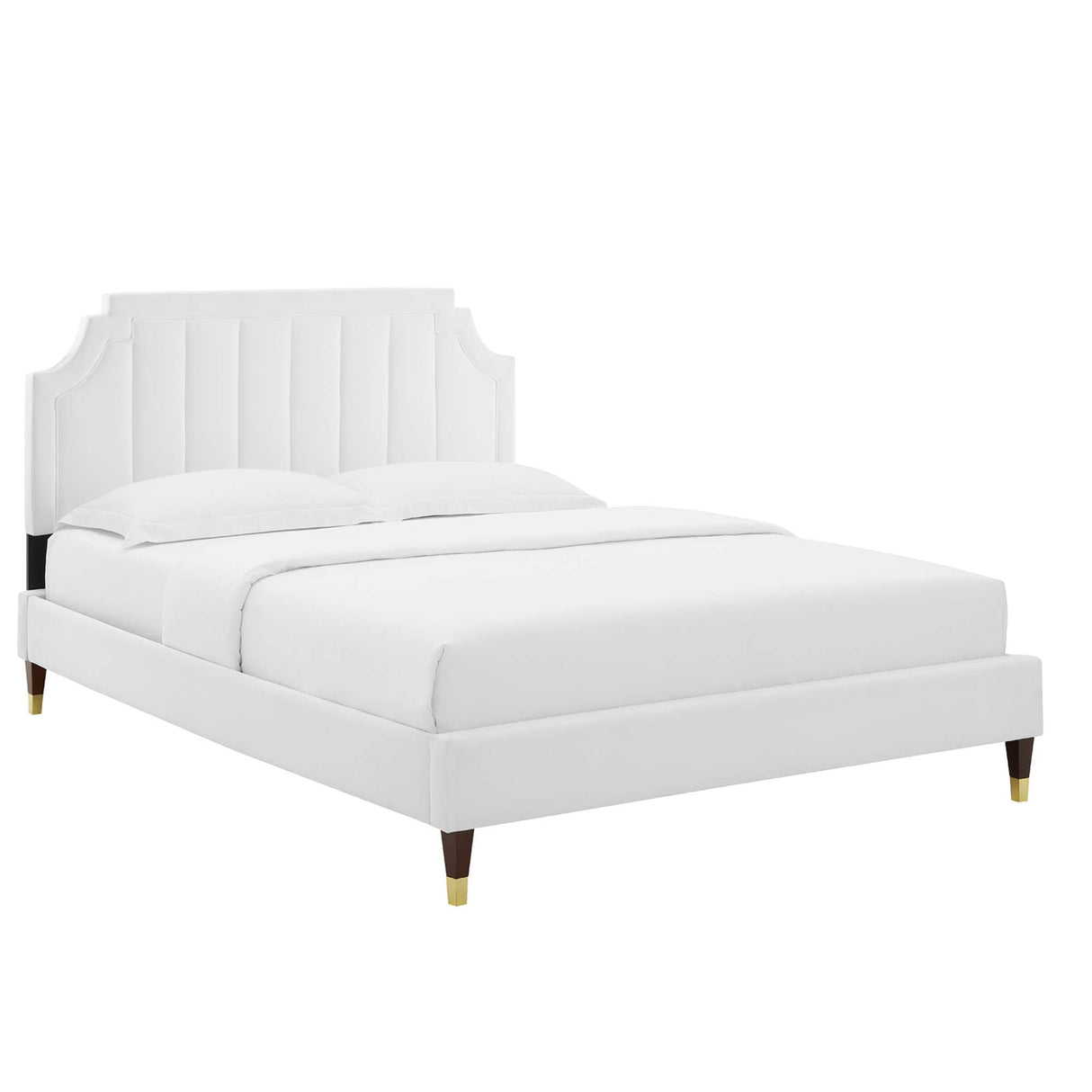 Sienna Performance Velvet Full Platform Bed by Modway
