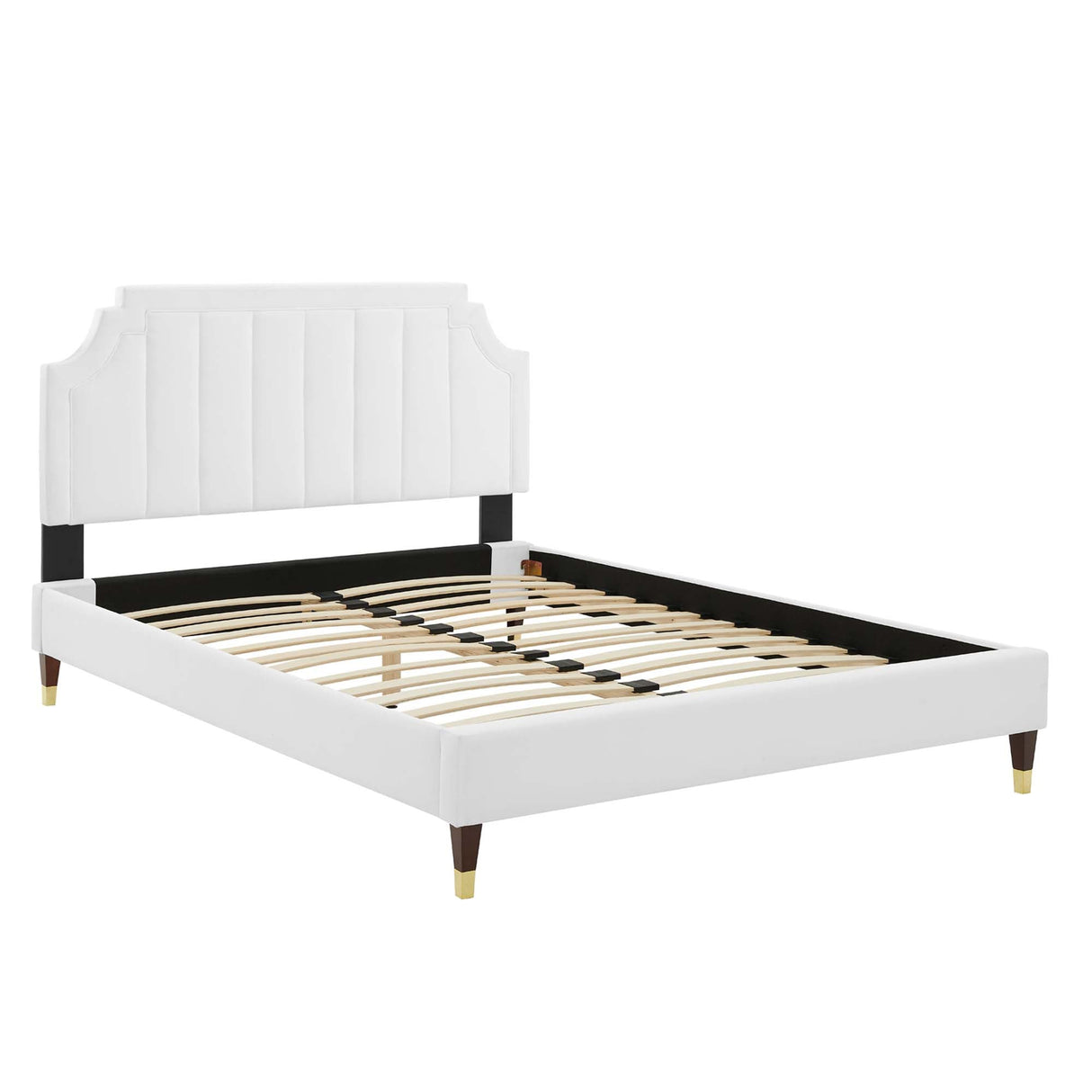 Sienna Performance Velvet King Platform Bed by Modway