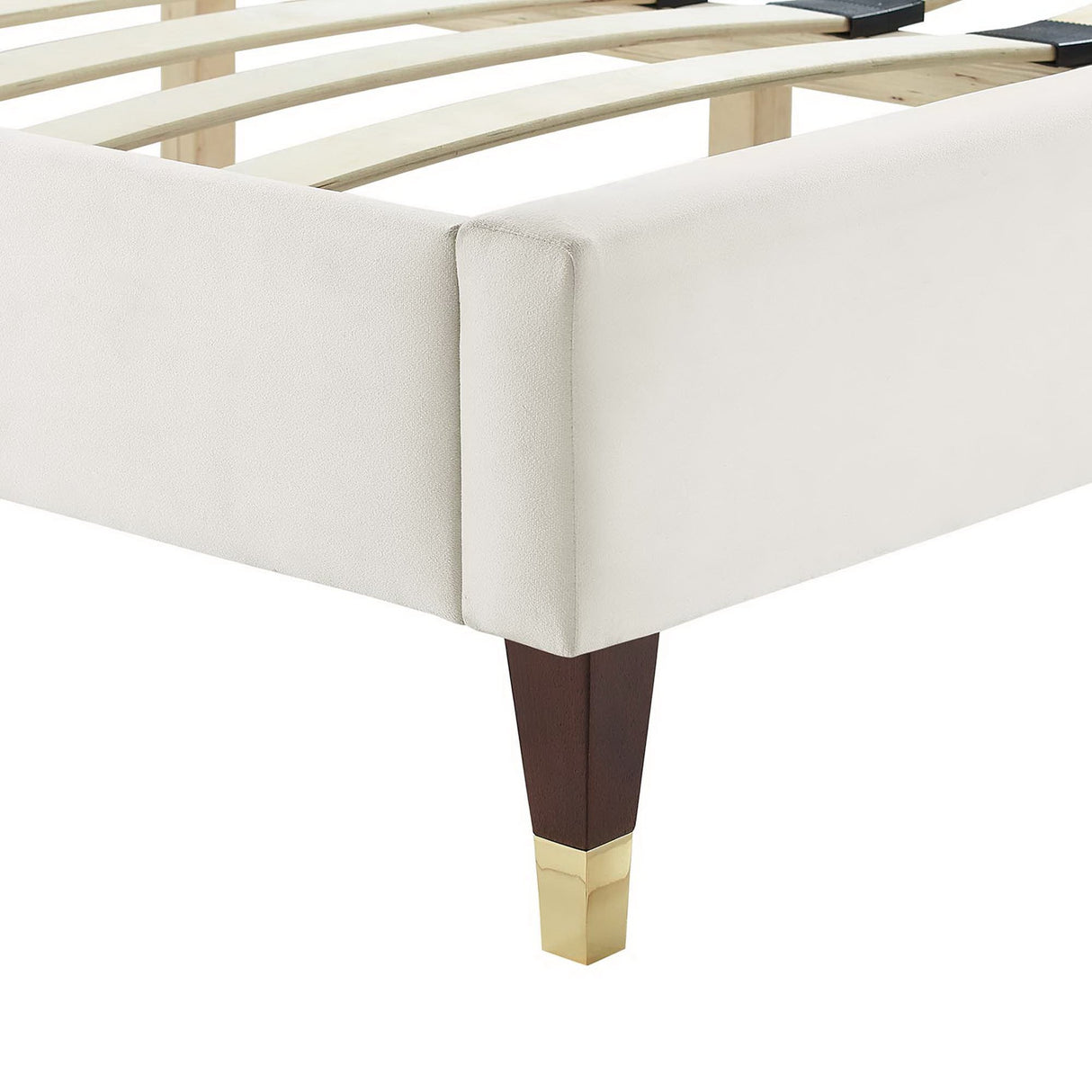 Leah Chevron Tufted Performance Velvet Full Platform Bed by Modway