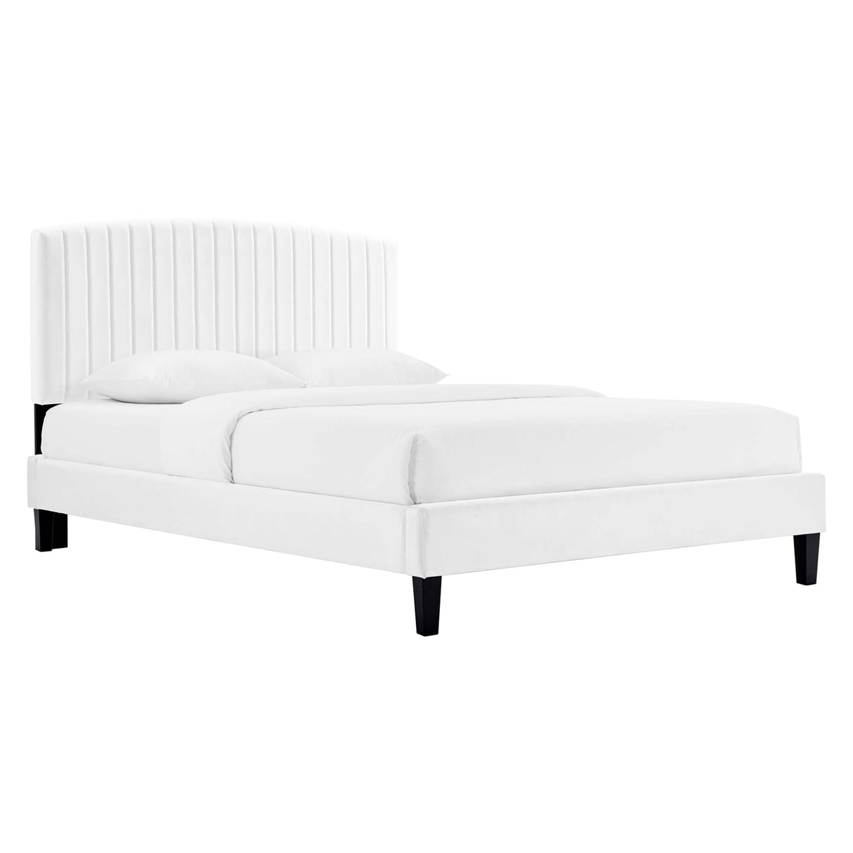 Alessi Performance Velvet Full Platform Bed by Modway