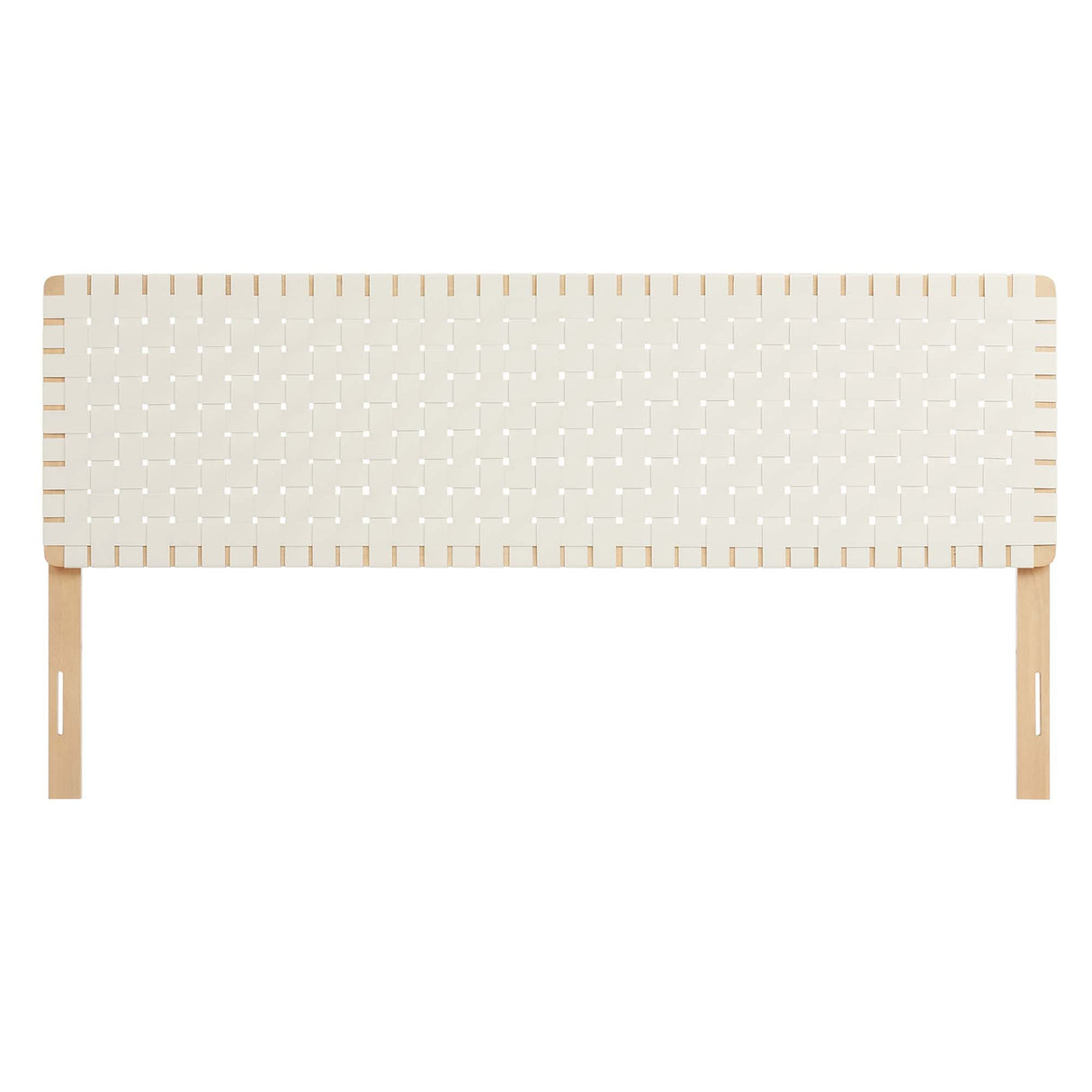 Sparta Weave Vegan Leather King Headboard by Modway