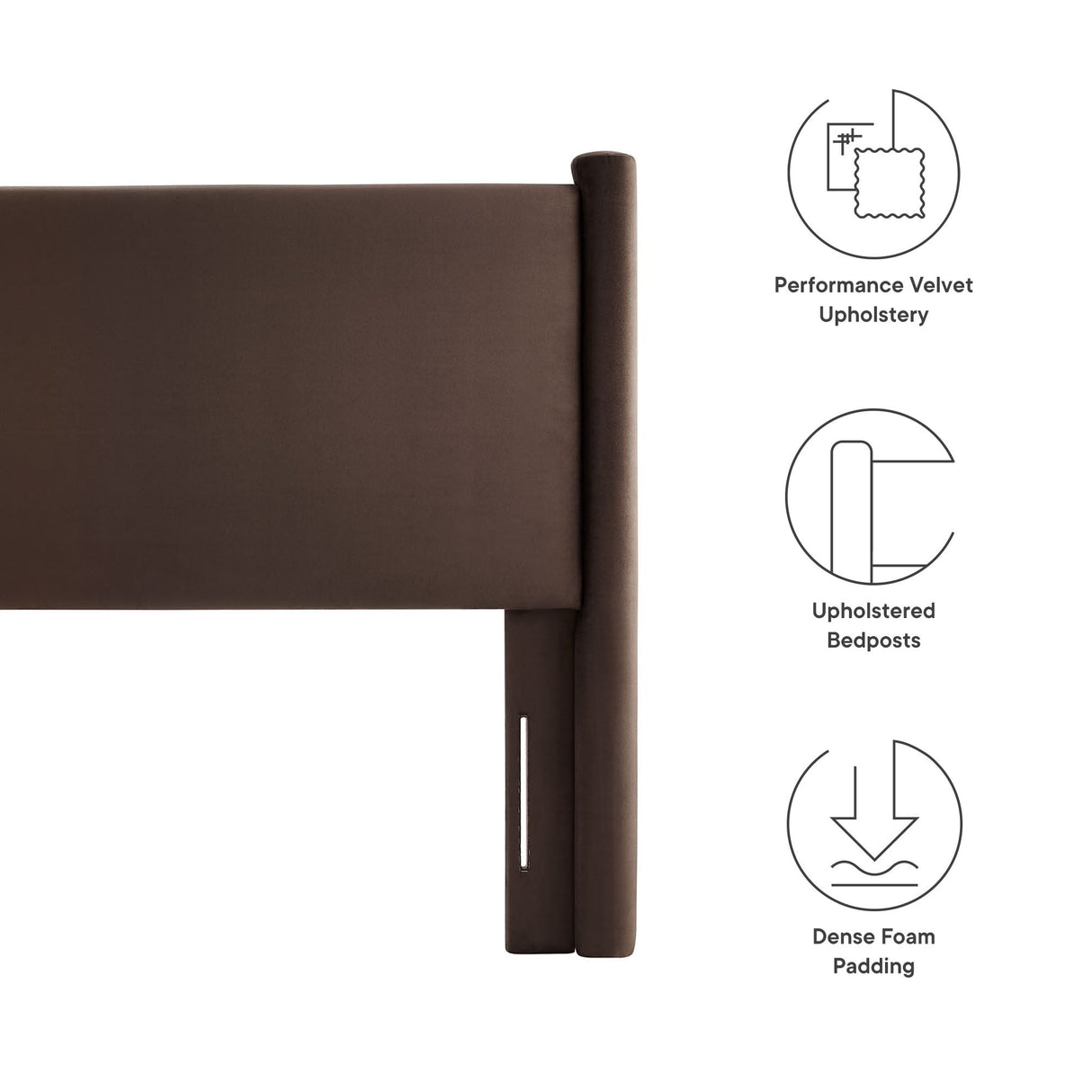 Rael Performance Velvet Full Headboard by Modway