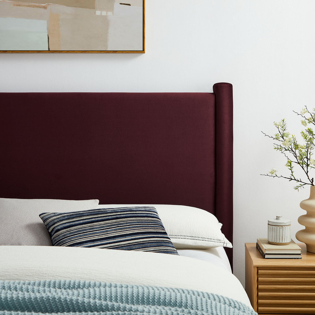 Rael Performance Velvet King Headboard by Modway