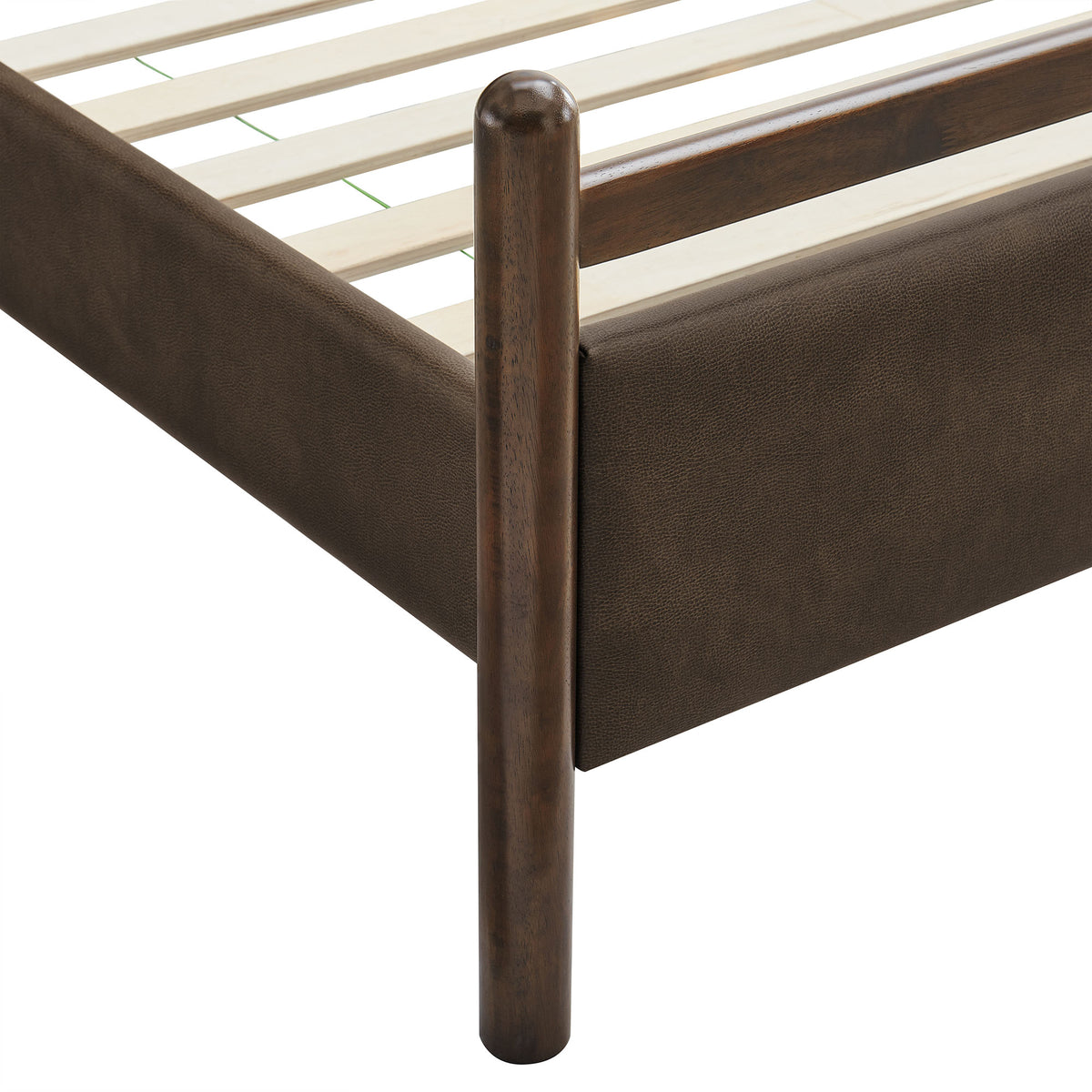 Ginny Full Size Vegan Leather Platform Bed Frame by Modway