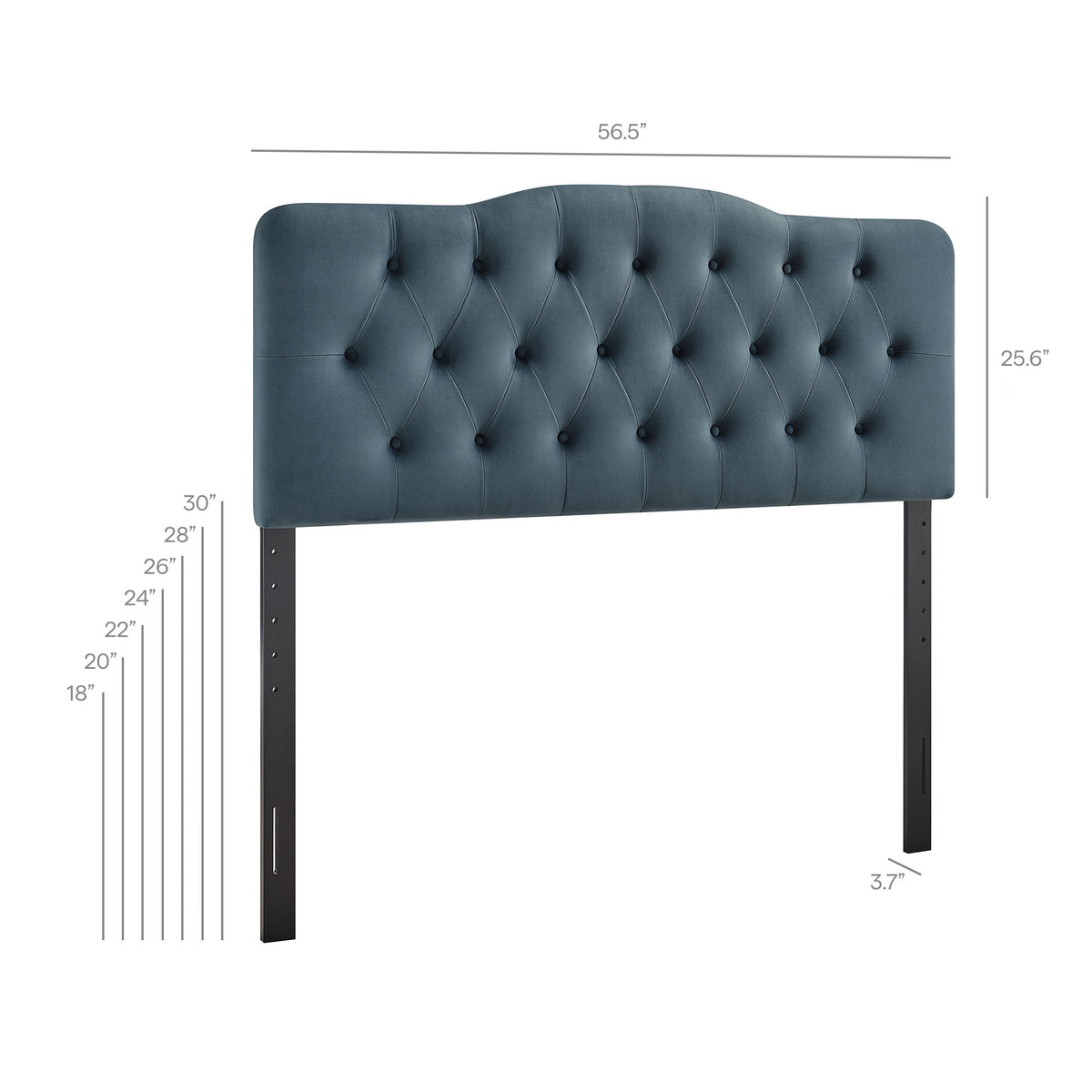 Annabel Stain-Resistant Performance Velvet Full Headboard by Modway