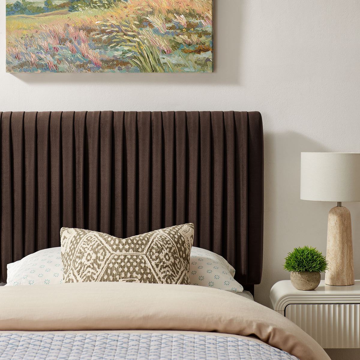 Eloise Stain-Resistant Performance Velvet Twin Headboard by Modway