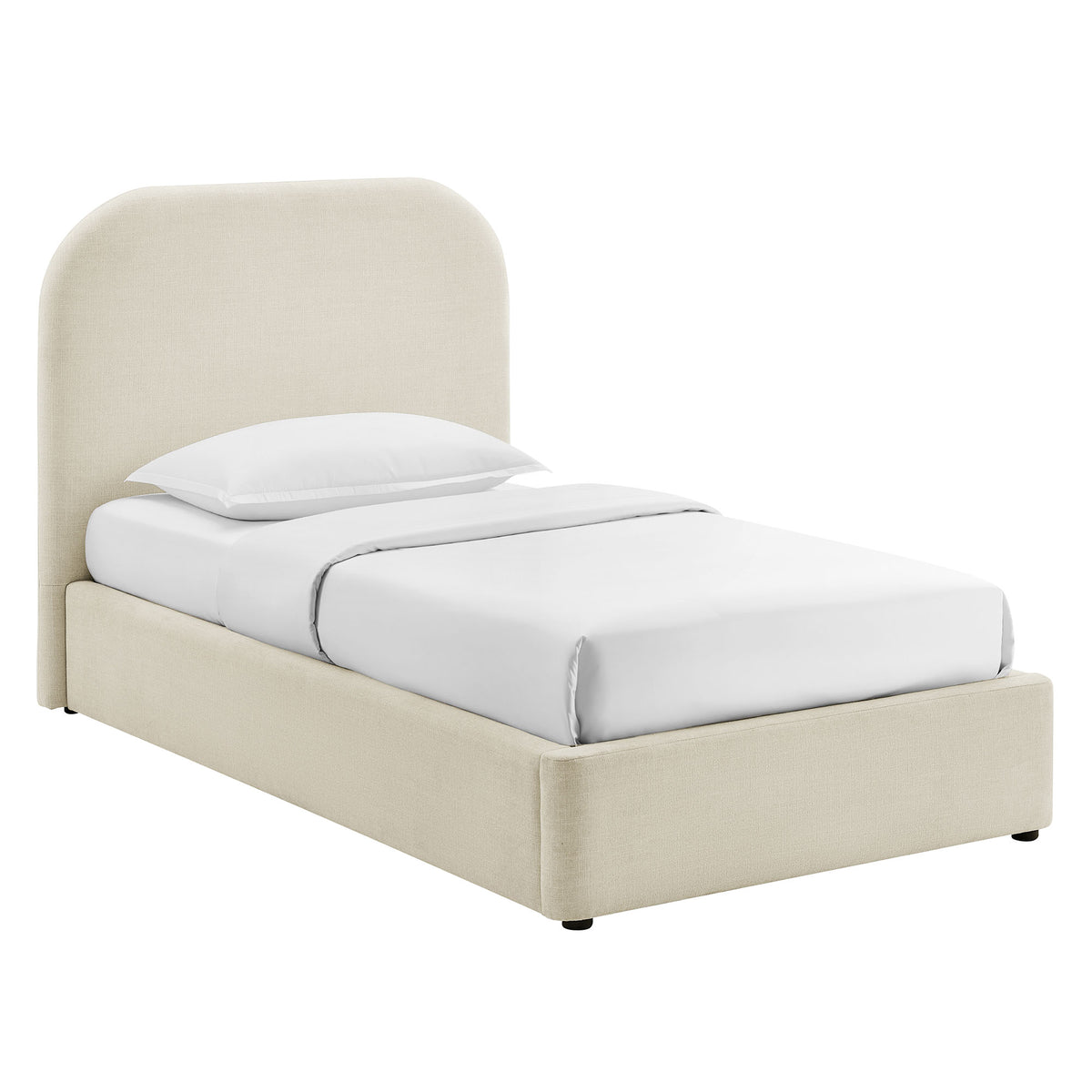 Keynote Twin Fabric Upholstered Storage Platform Bed Frame by Modway