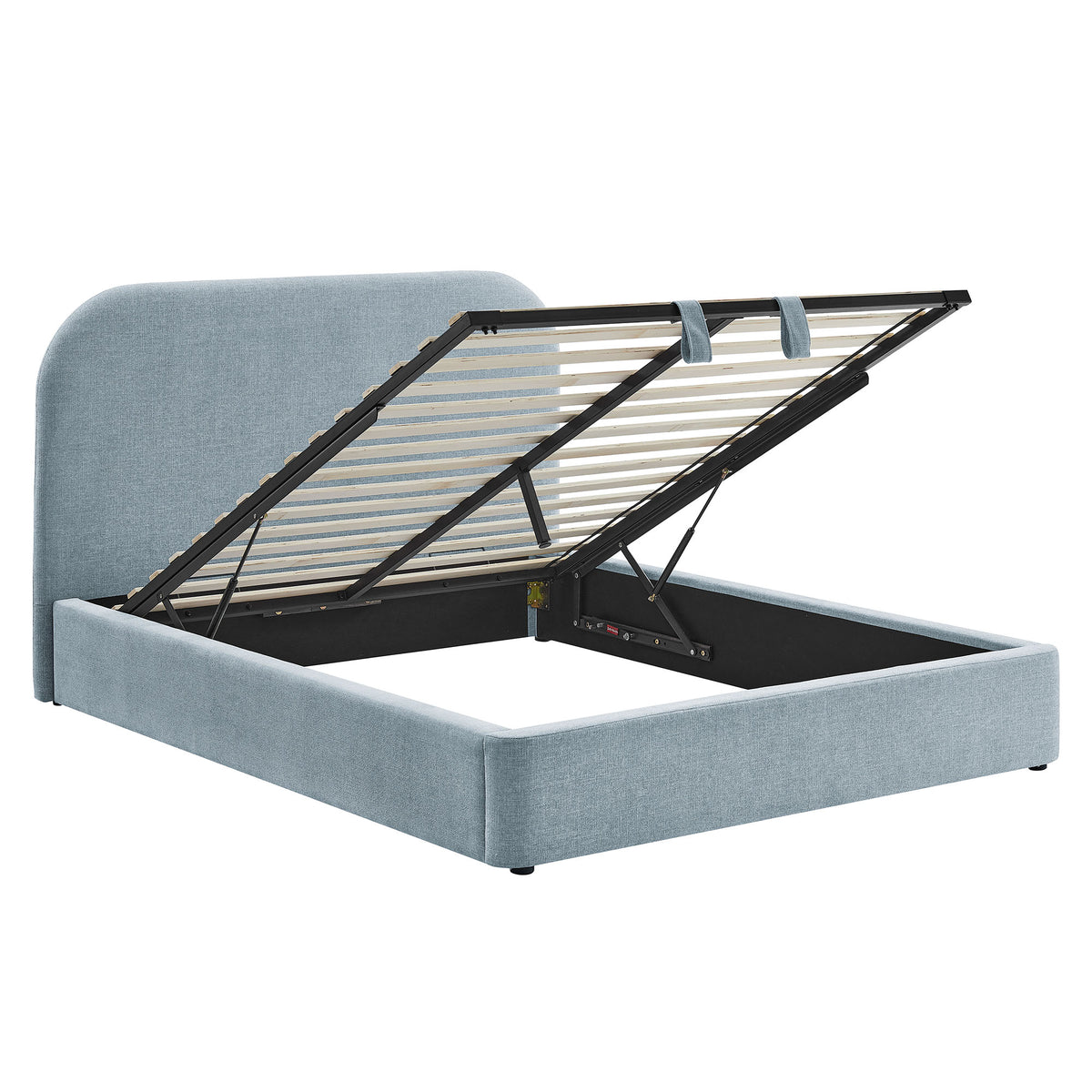 Keynote Queen Fabric Upholstered Storage Platform Bed Frame by Modway