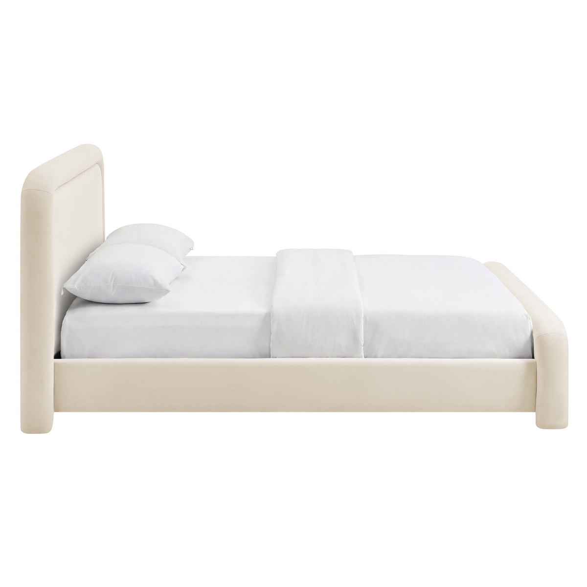 Beck King Performance Velvet Platform Bed by Modway