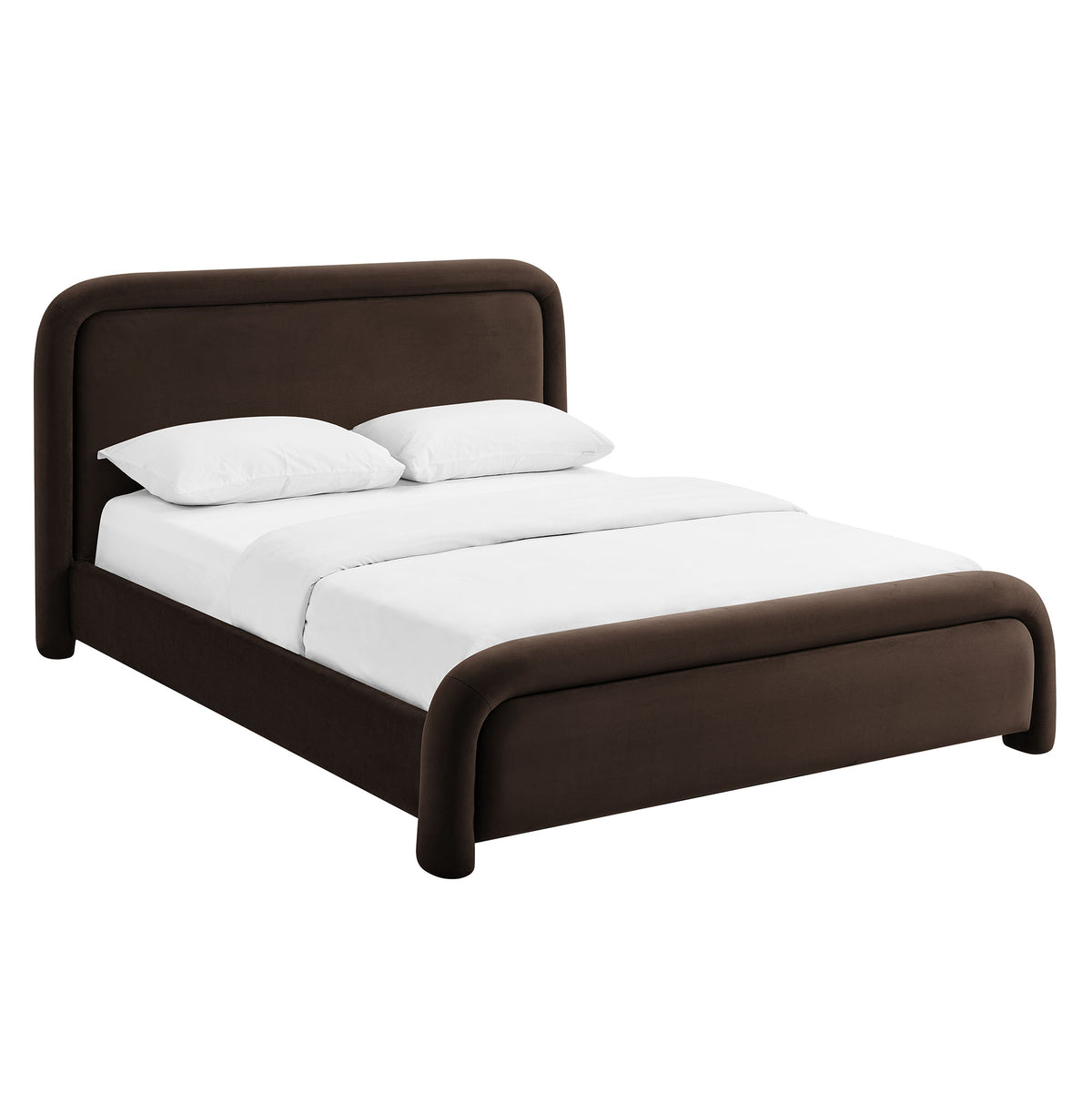 Beck King Performance Velvet Platform Bed by Modway
