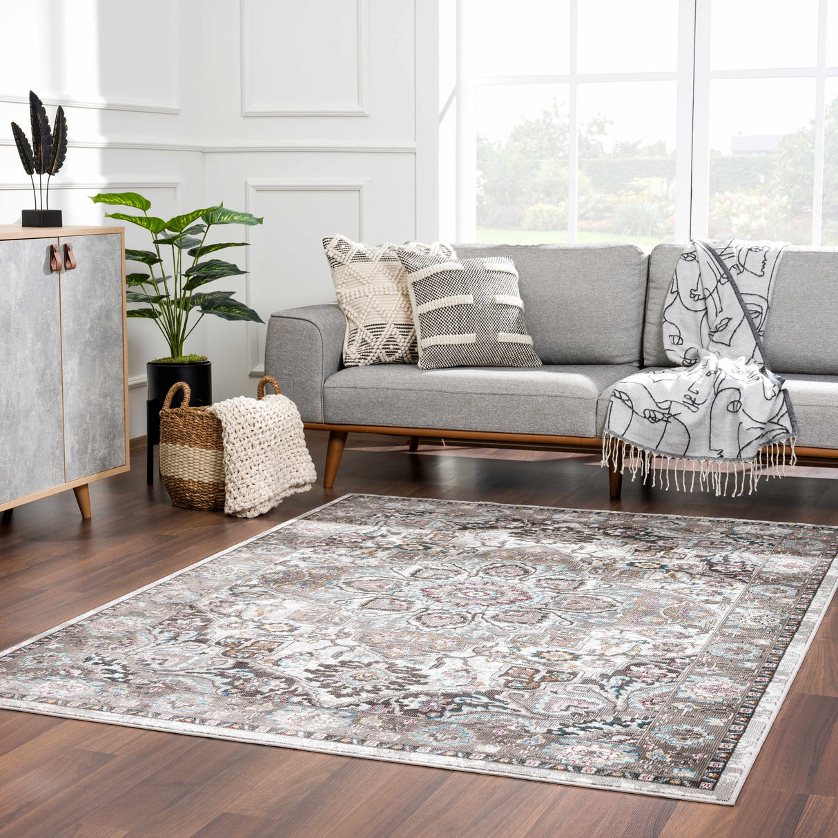 Mardin Brown Area Rug - Clearance