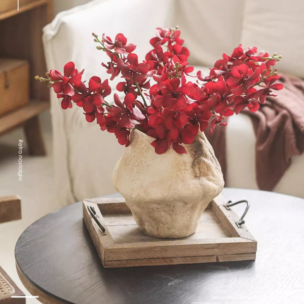 Single Red Orchid Stem 24" Tall