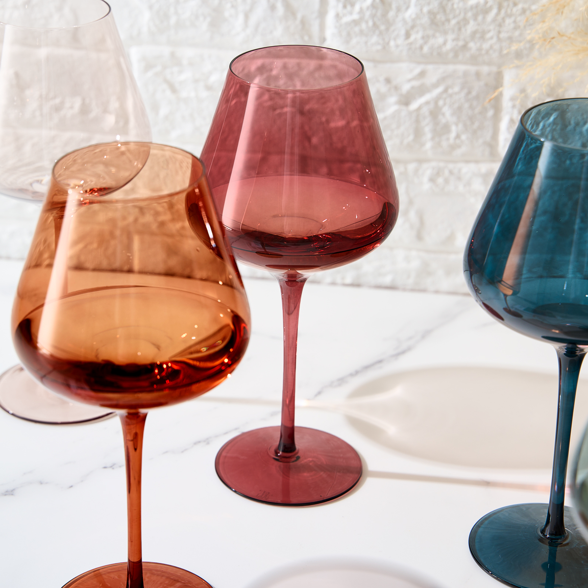 Khen Site Tonal Stemmed Wine Glassware - view 4